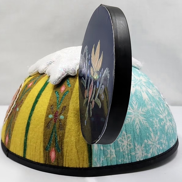 Disney Parks FROZEN Ears HAT • Elsa on 1 Side & Anna on the other • Adult Size - Picture 3 of 12
